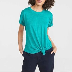 Lou & Grey Knotted Softserve Linen Tee